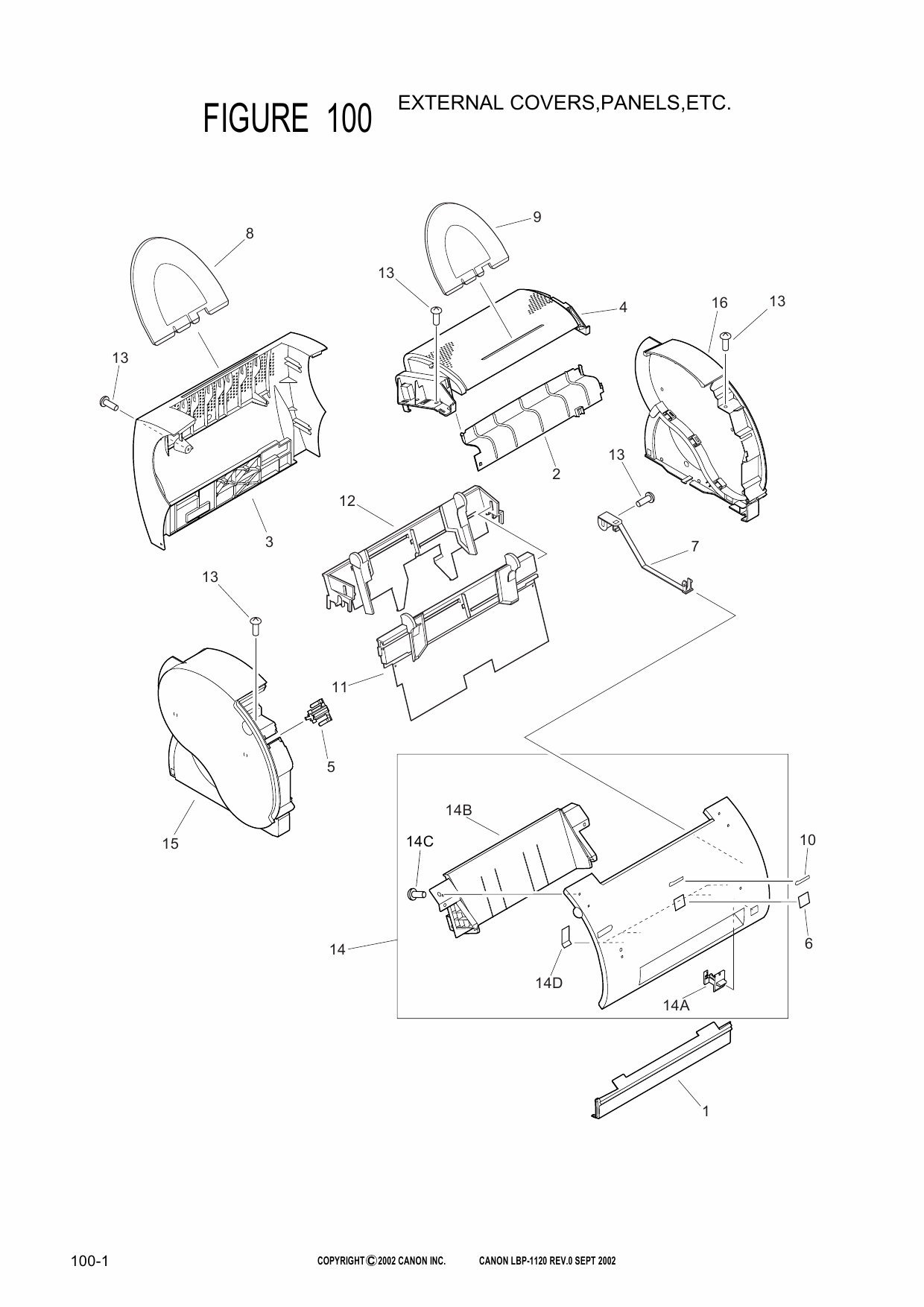 Canon imageCLASS LBP-1120 Parts Catalog Manual-3